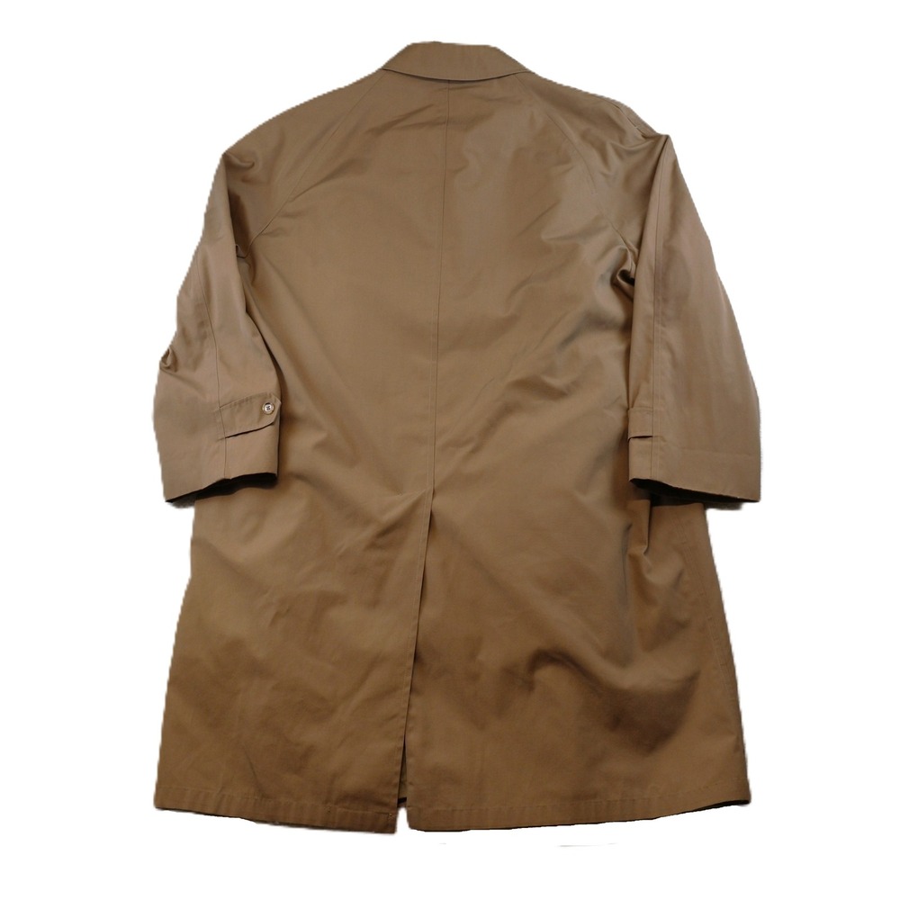 Botany Mens 44 Reg Weathertopper Trench Coat Brown Zip Out Faux Fur Lining USA - Picture 11 of 11